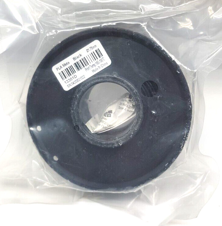 PLA Meta Black print temp:185-195 C 01.75mm