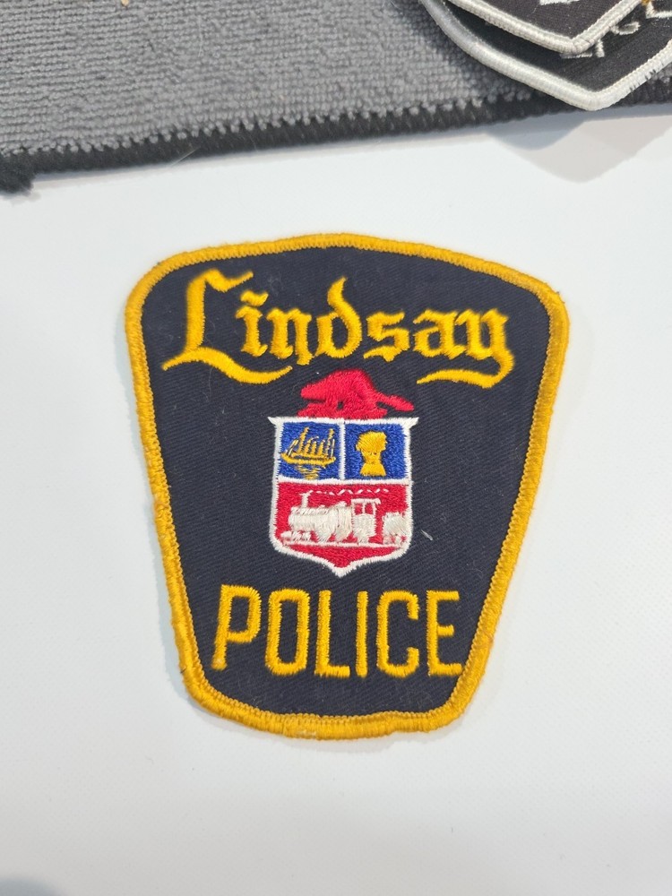Lindsay  Police  Canada Shoulder Patch Obsolete