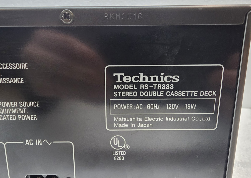 Technics RS-TR333 Stereo Double Cassette Deck Tested