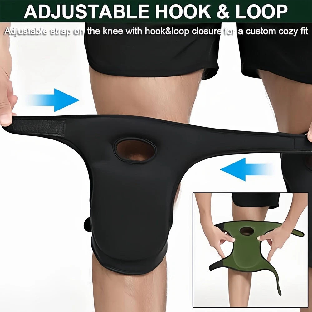 1Pair Gardening Knee Pads Soft Comfortable Extra Thick Adjustable Weeding Garden
