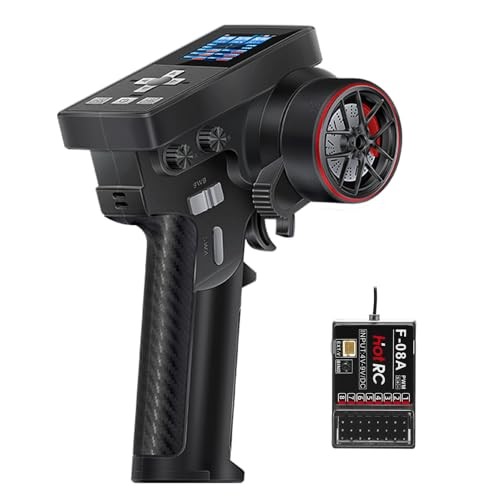 GOUPRC Racing RC Transmitter Screen Remote Controller 8CH 2.4GHz & Receiver