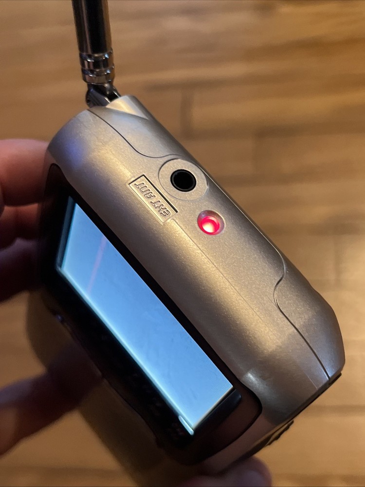 Casio EV-570B Handheld LCD Color Television TFT, Manual, Power Tested