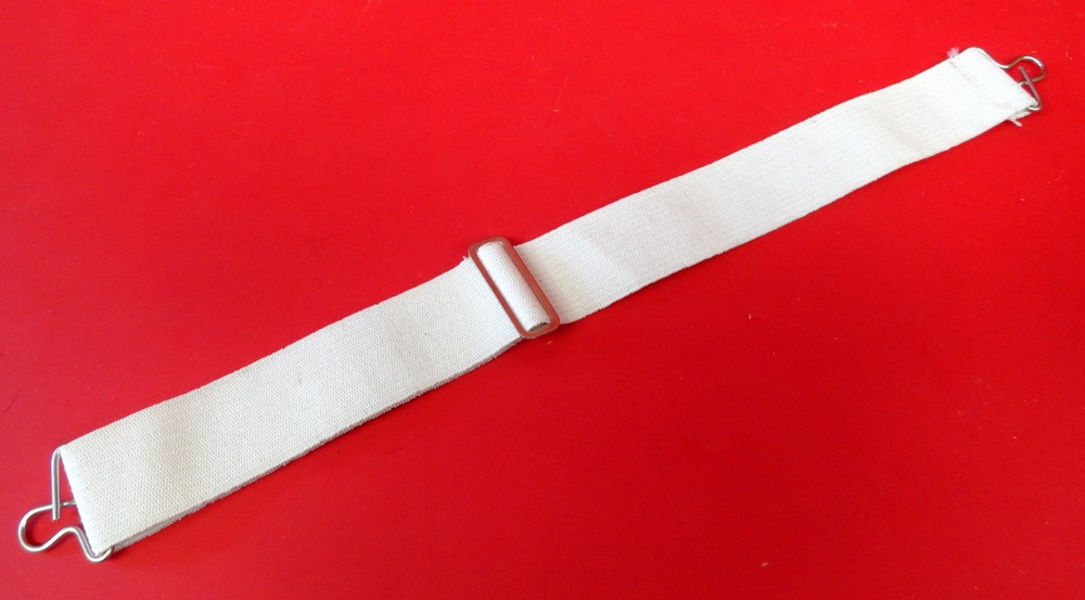 AN-6530/B-7 WHITE GOGGLE STRAP
