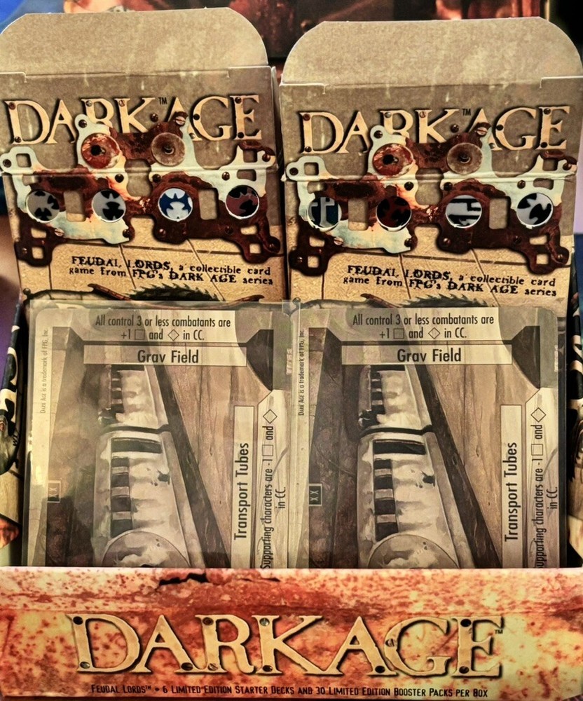 Dark Age: Feudal Lords CCG (1996) Unsealed Starter Deck Sets