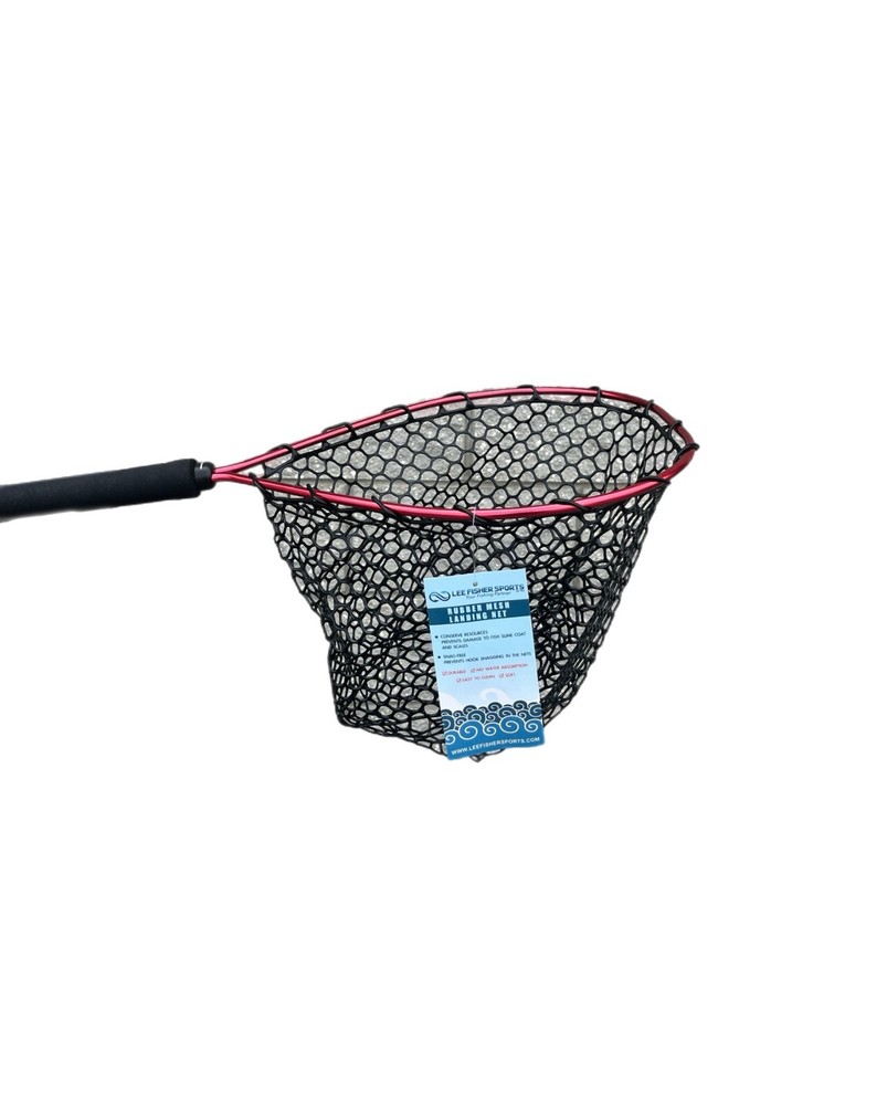 Ohero Short Handle Rubber Landing Net