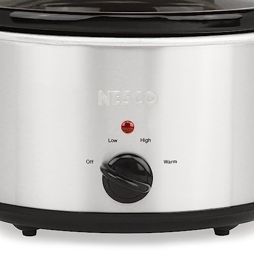 NESCO SC-4-25, Slow Cooker, 4 Quart, Silver
