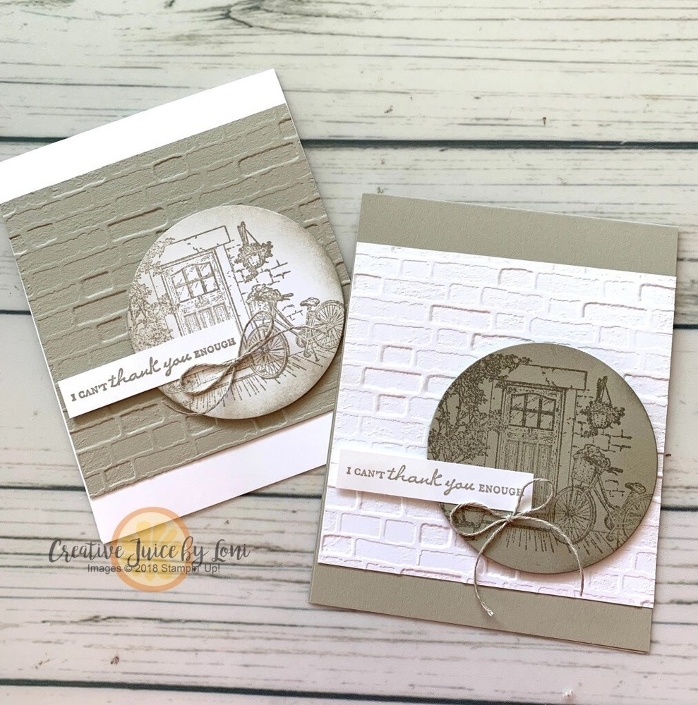 Stampin Up! BRICK & MORTAR 3D Embossing Folder. ***NEW*** #70