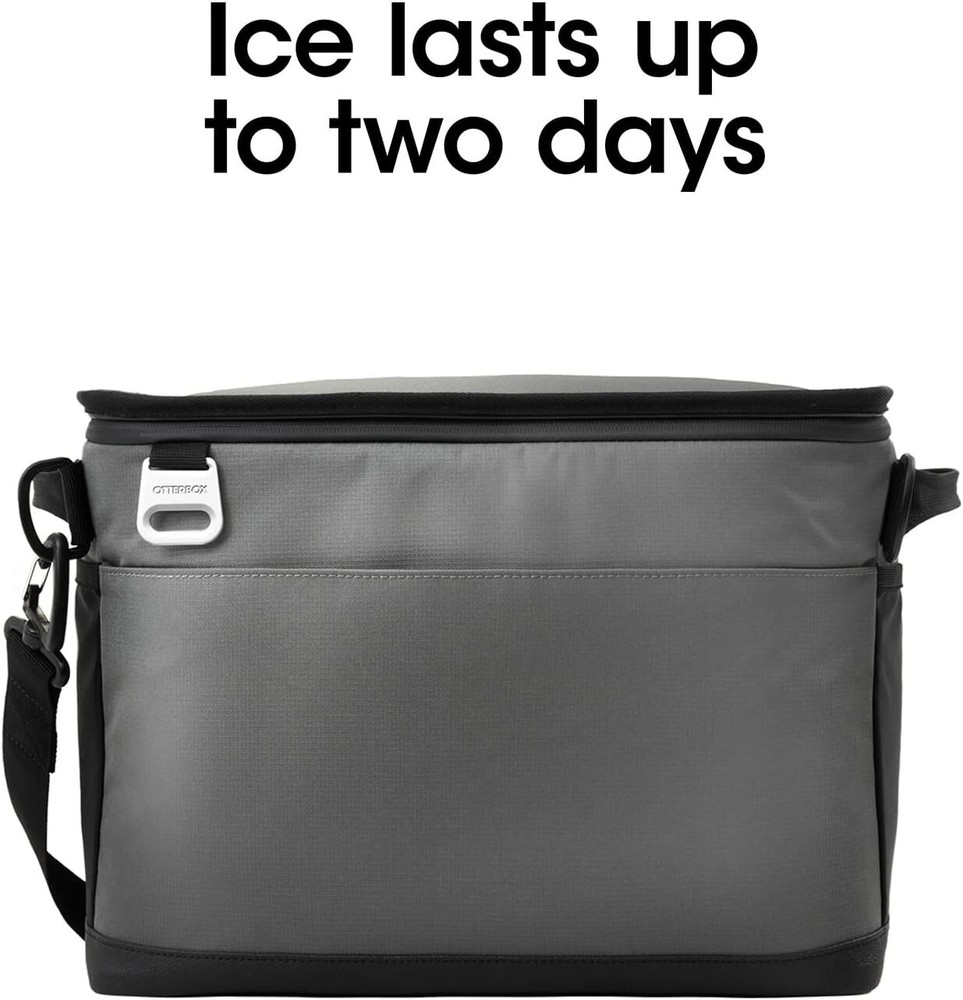 OtterBox Soft Flip Top Cube Cooler w/Ice Pack - Grey Rock