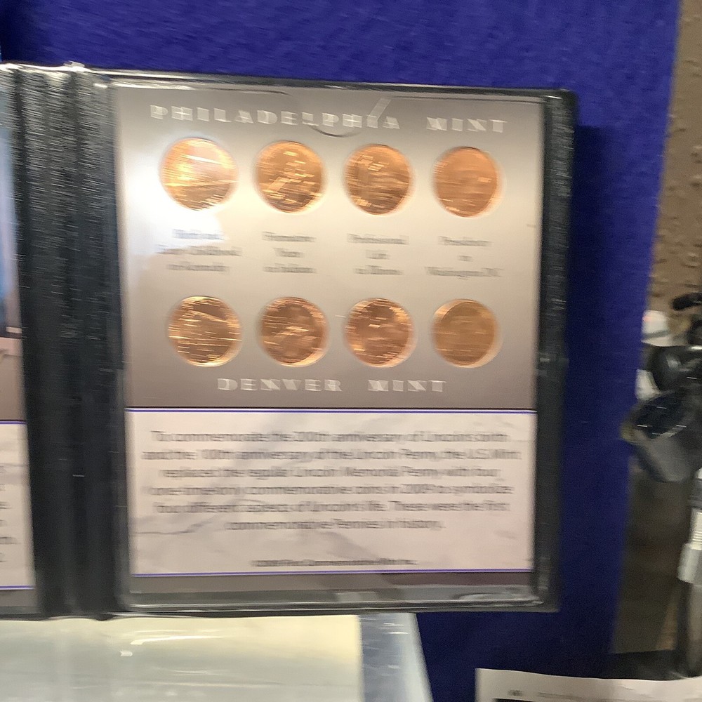 2009 First Commemorative Mint Lincoln Penny Collection P & D Nice Set