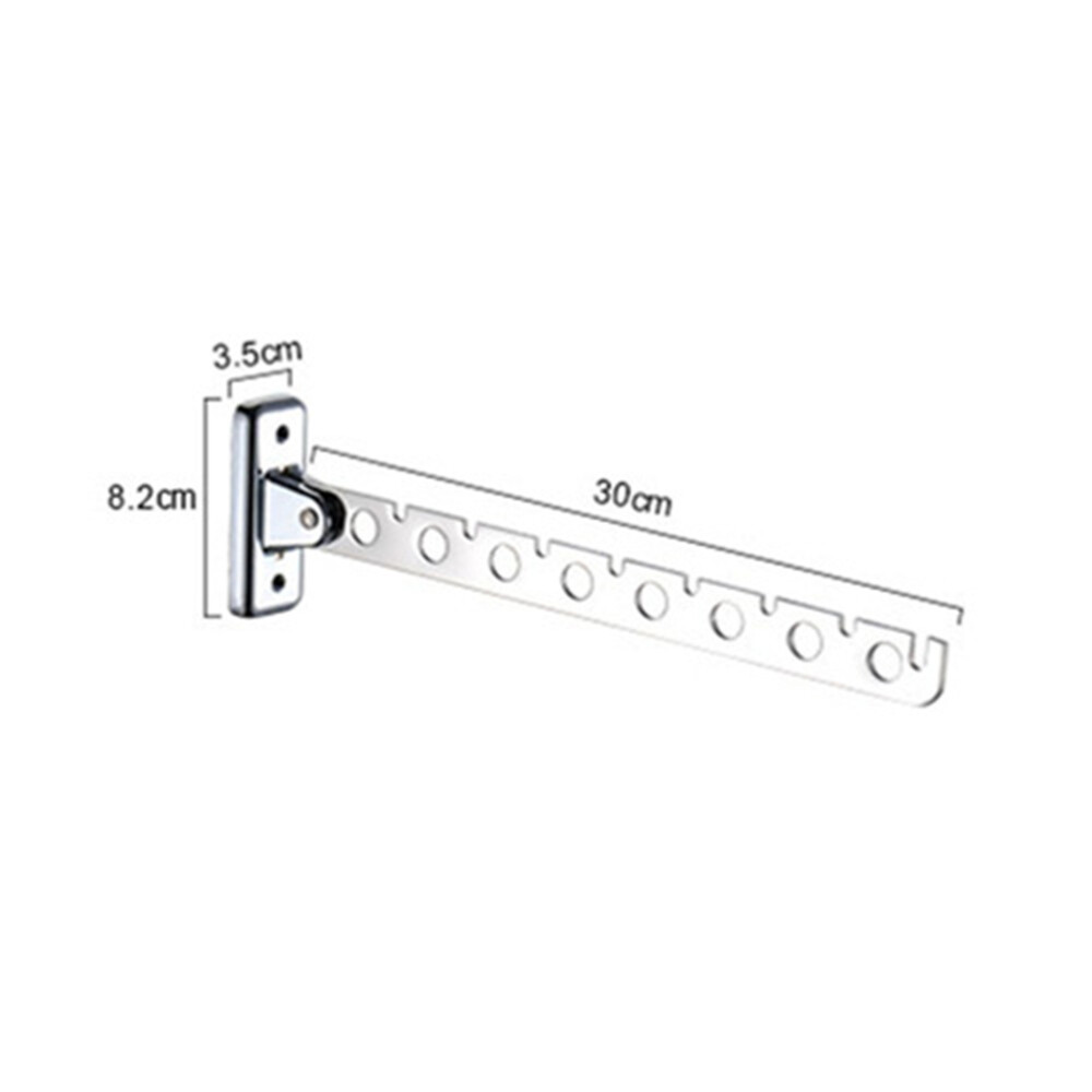 Wall-mounted Hanger Hook Folding Clothes Hook Movable Coat Hook