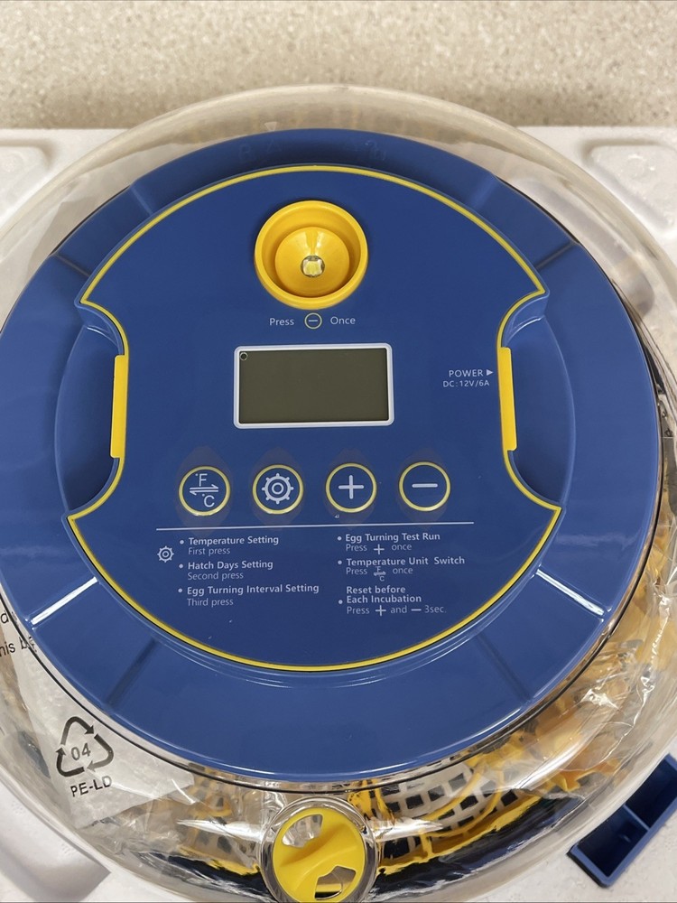 12 Egg Chicken Incubators for Hatching Eggs, Egg Incubator Open Box