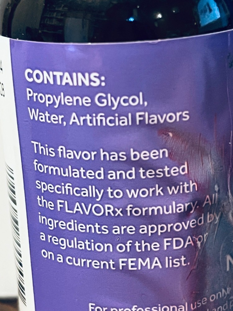 FlavorX Flavoring Liquid Agent RASPBERRY Flavor 4 Fl Oz