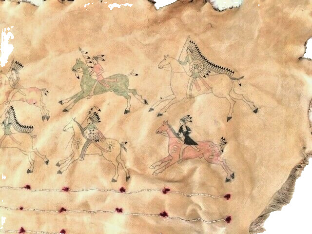 American Indian Elk Hide Robe