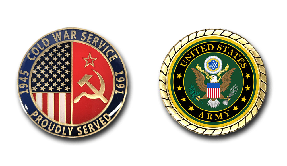 US Army Cold War Service Challenge Coin