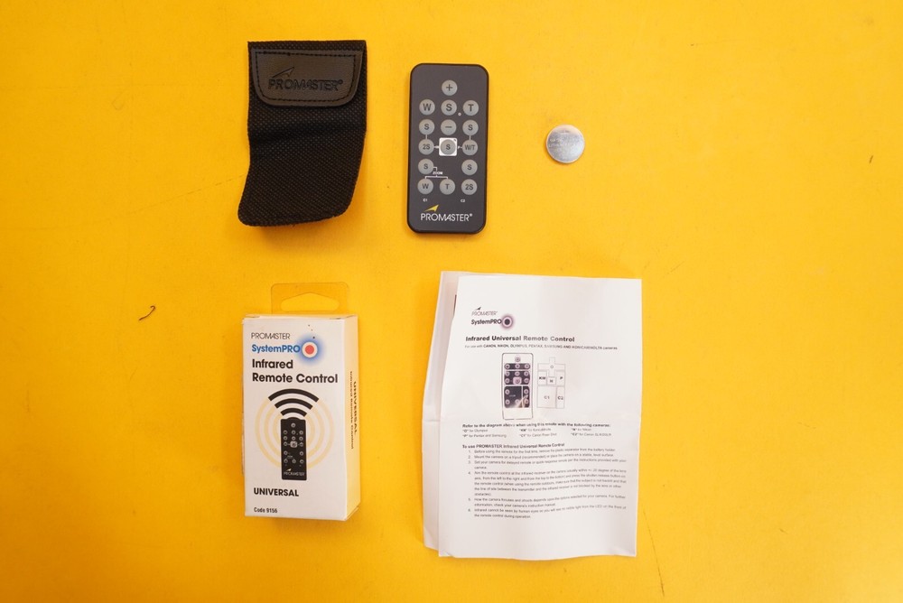 ProMaster infrared remote Universal design