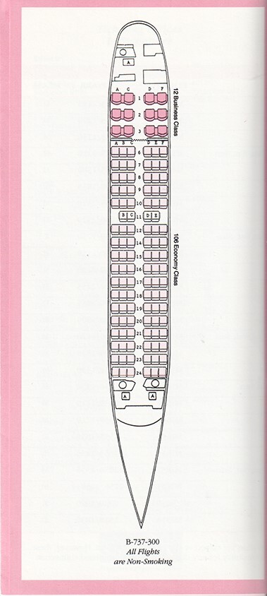 SilkAir timetable 1993/01/01