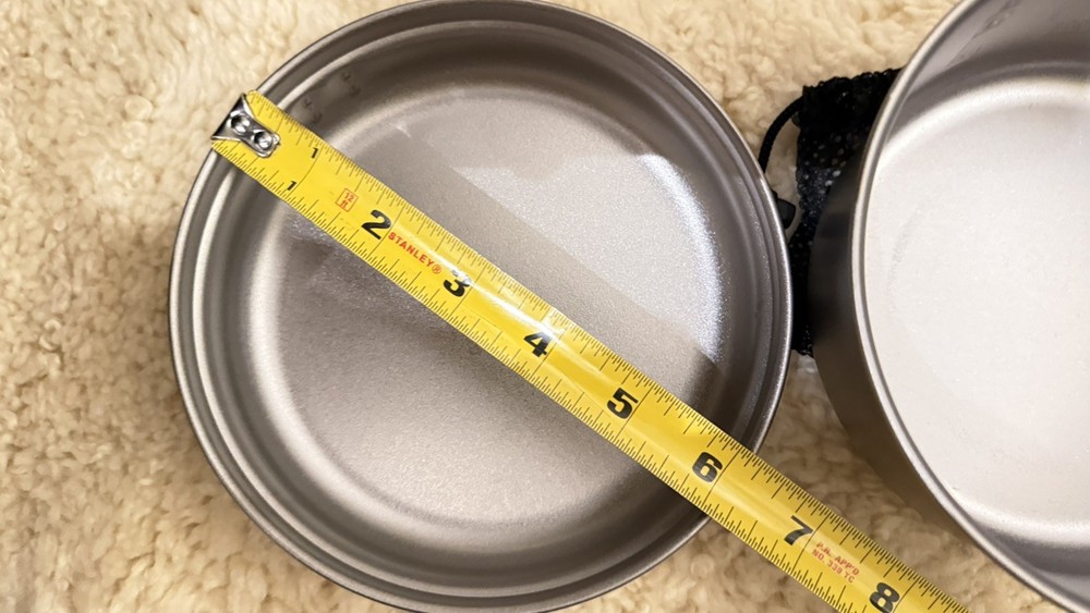 Snow Peak Backpacking Camping Titanium Cookset
