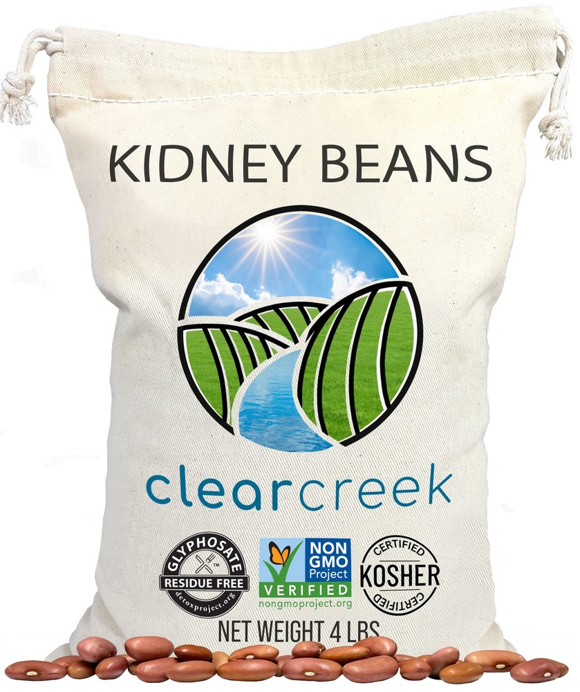 Clear Creek Light Red Kidney Beans 4 lbs