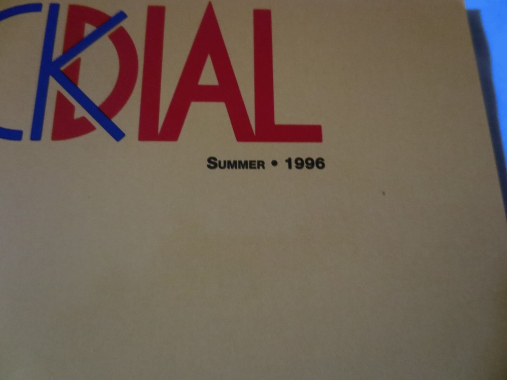 DR PEPPER CLOCK DIAL SUMMER 1996 MAGAZINE