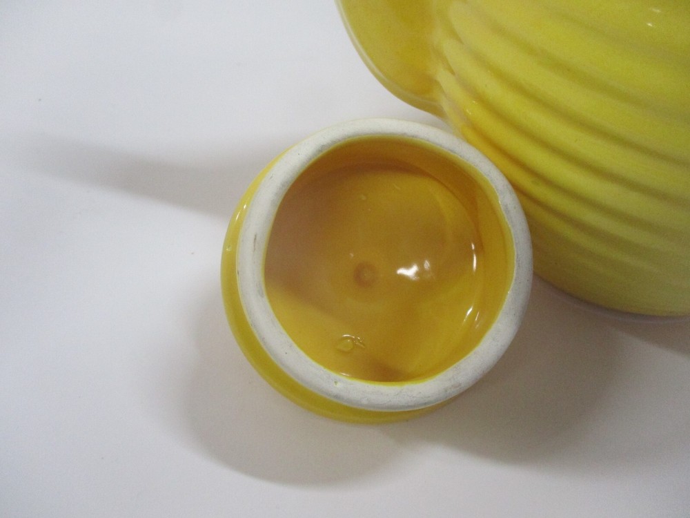 Bauer 2000 Ringware Pottery Teapot~ Yellow