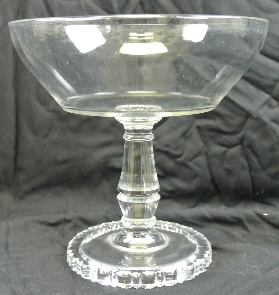 Antique Compote Early American Pattern Glass