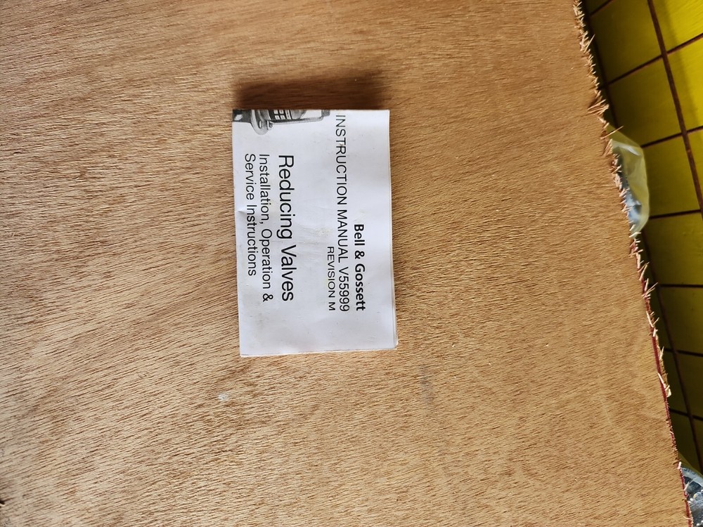 NEW Bell and Gossett 110192 Fb-38 Pressure Reducing Valve