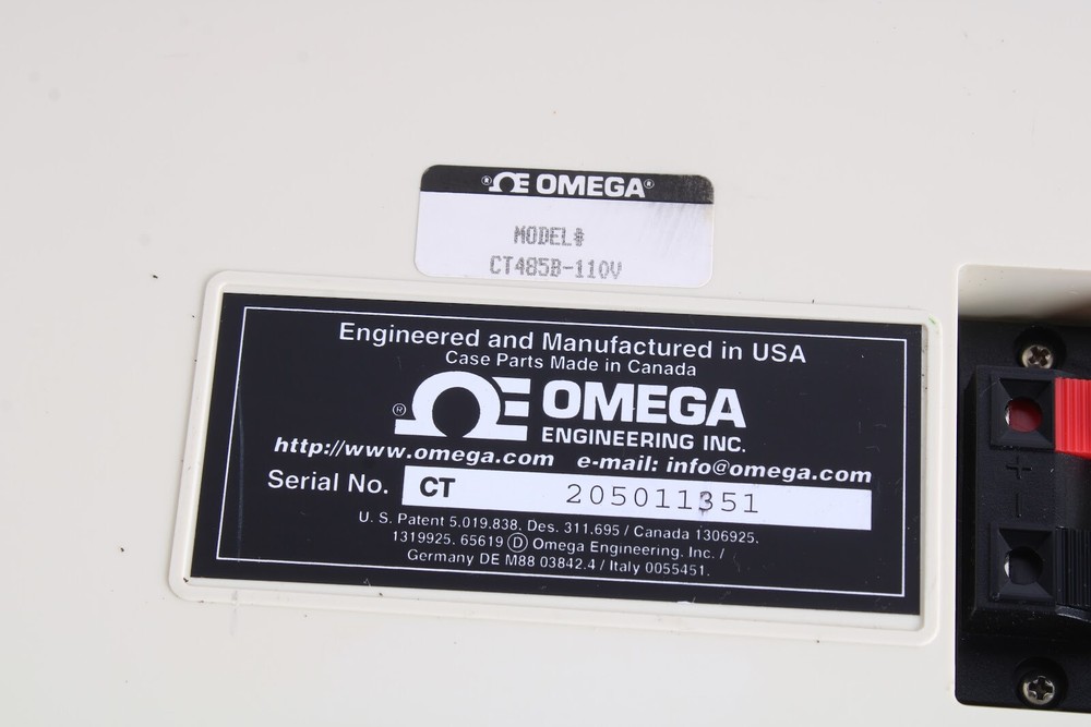 Omega CT485B Temperature / Humidity Chart Recorder Tan - Fair Condition