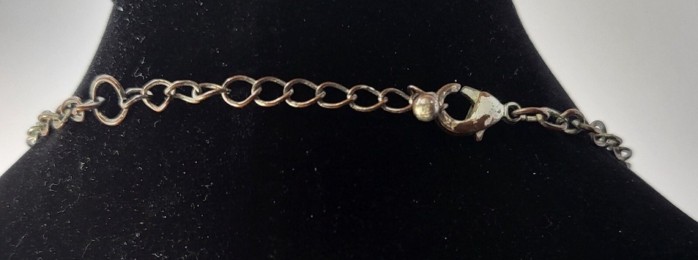 Vintage 19 Inch Necklace Chain Discs Diamagnetic