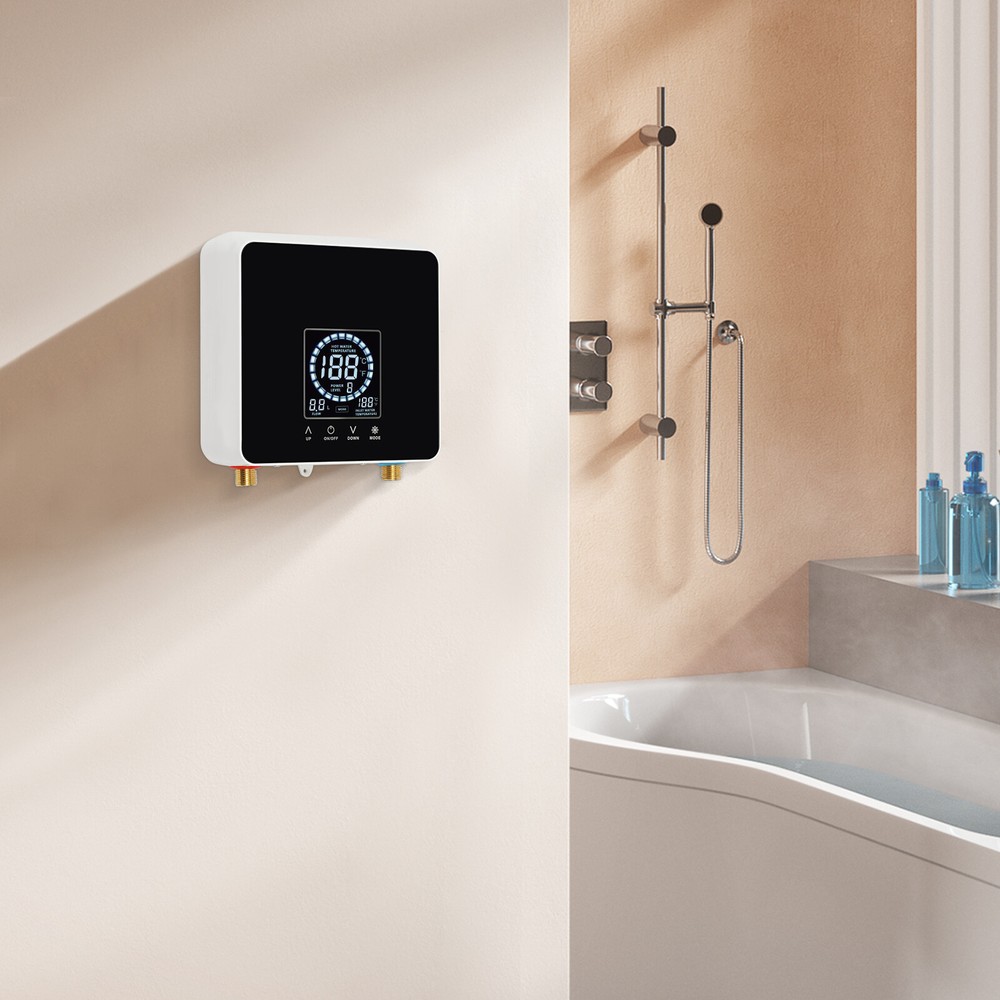Instant Electric Water Heater with LED Display for Quick Hot Water Relief