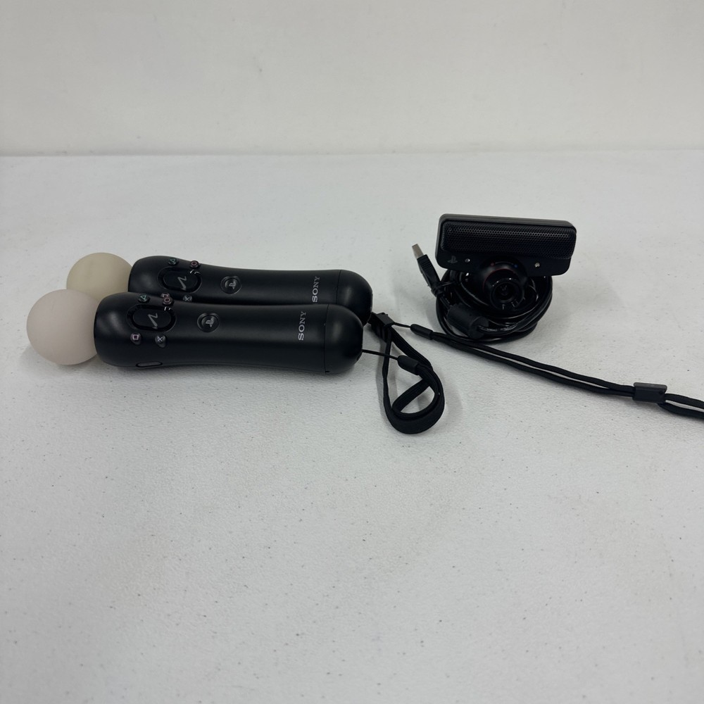 Sony PlayStation PS3 USB Move Motion  Camera & Motion Controllers Untested As Is