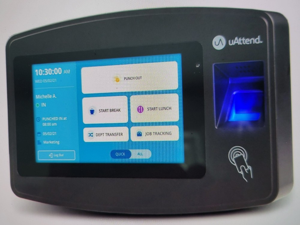 uAttend JR2000 Cloud Biometric Time Clock System