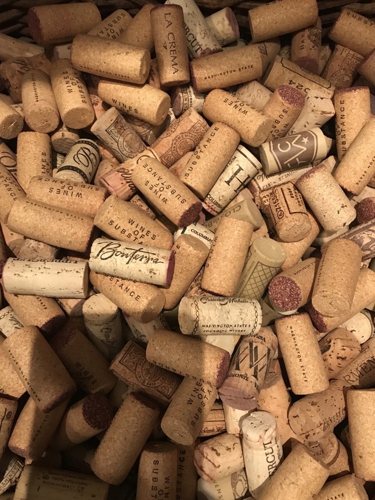 Natural Cork Used Wine Bottle Corks -25 Corks Per Bag