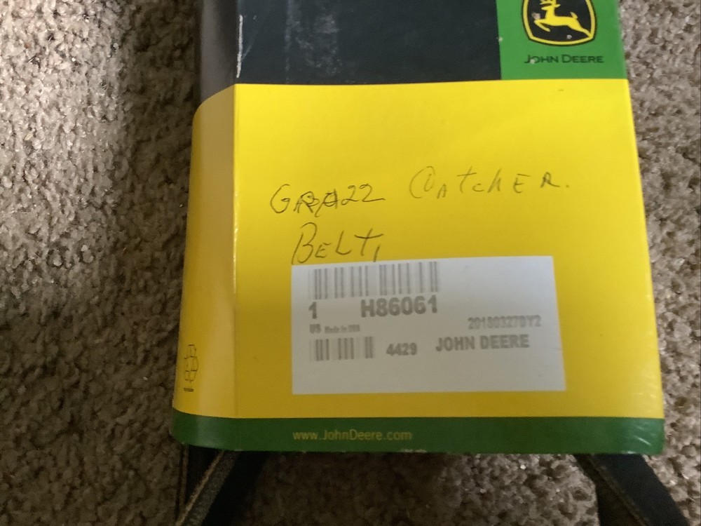 Genuine John Deere H68061 V-Belt
