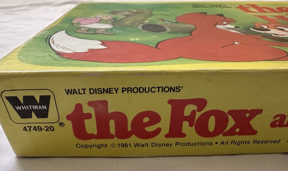 Disney's The Fox & the Hound Board Game Complete - 1981 Incomplete