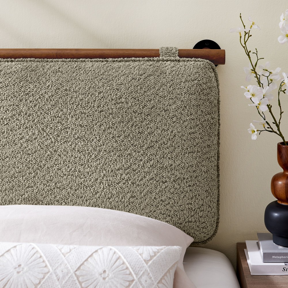 Anela Twin Headboard in Oat Walnut