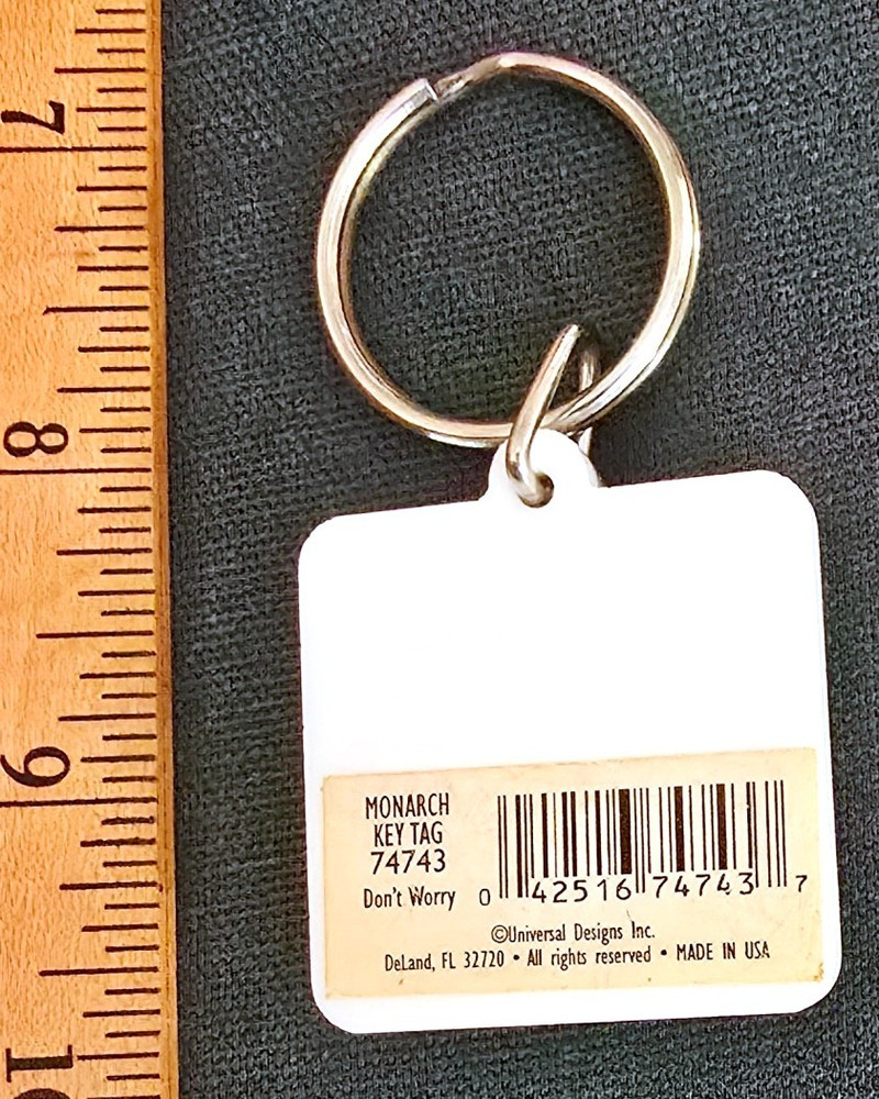 Very Nice 1.5” Religious Theme Keychain "Don't worry"