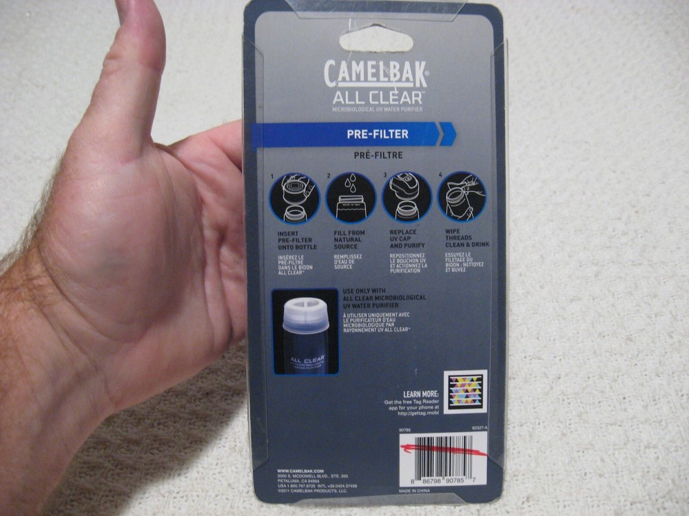 Genuine Camelbak ALL CLEAR Pre-Filter