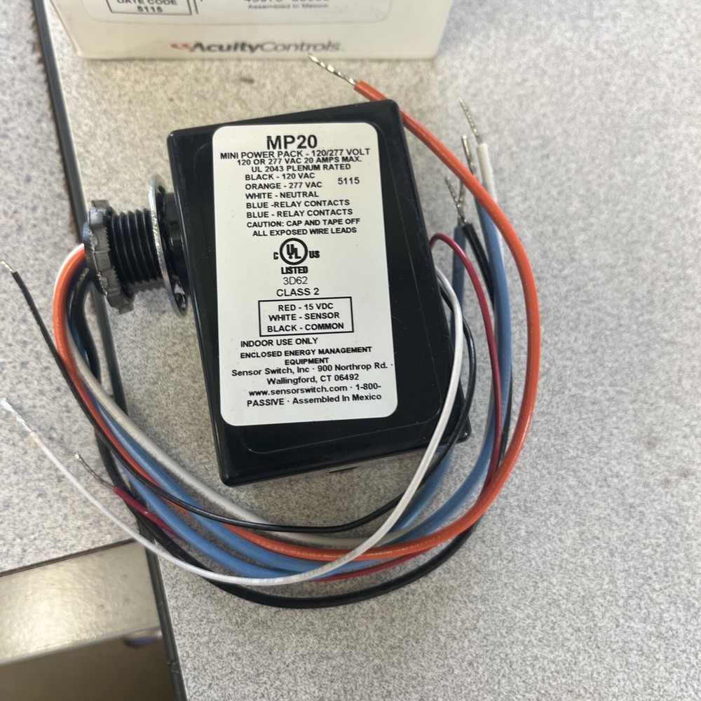 Sensor Switch MP20 Motion Detector - Black 184CHG