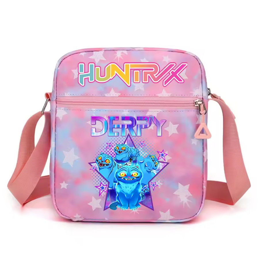 1 PC Random Kpop Devil Hunter Shoulder Bag For Kids