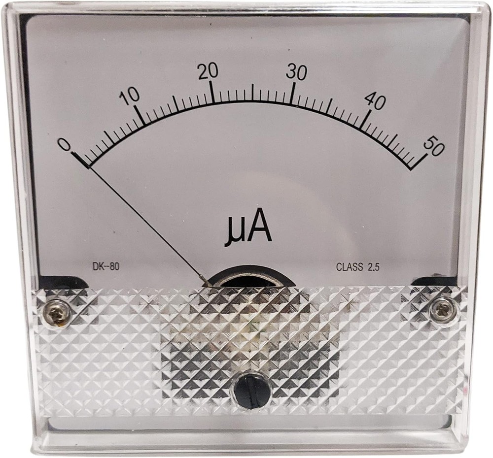 Ammeter DC 0-50µA Meter Movement, 1µA Resolution by Electronix Express (1)