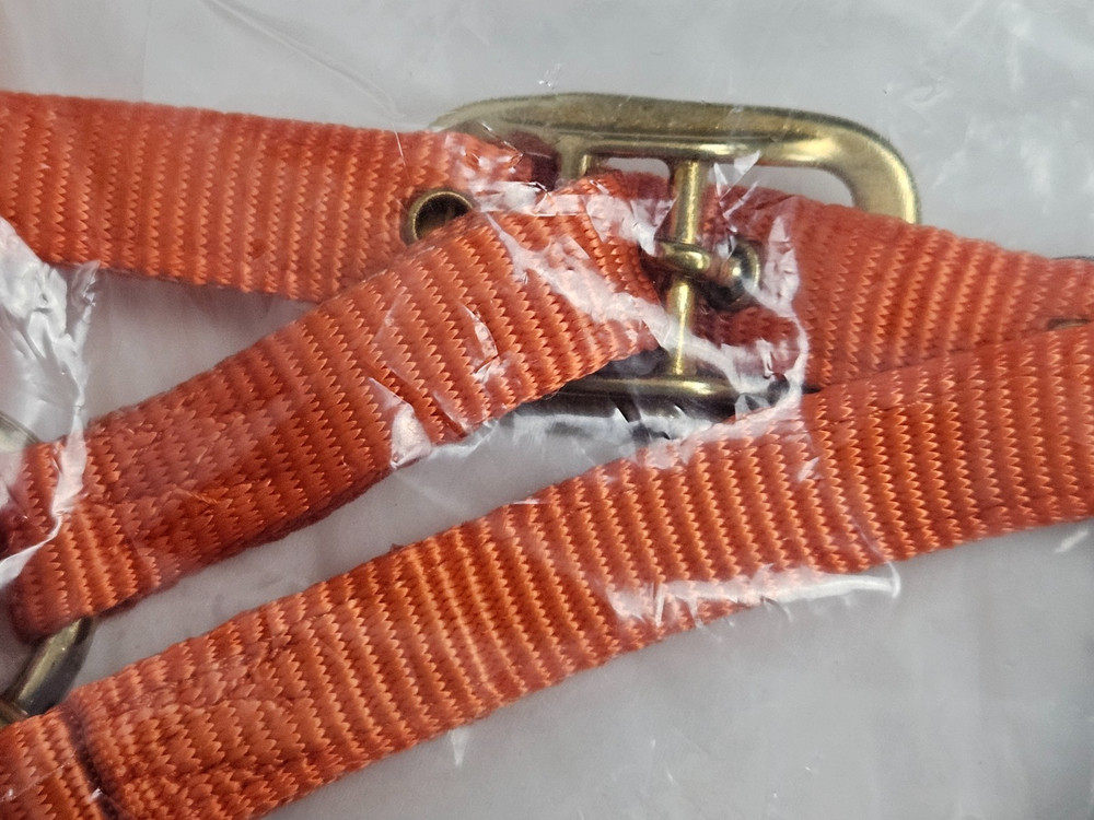 Hamilton Deluxe Nylon Solid Brass Horse Halter - Foal *MANGO* NWT