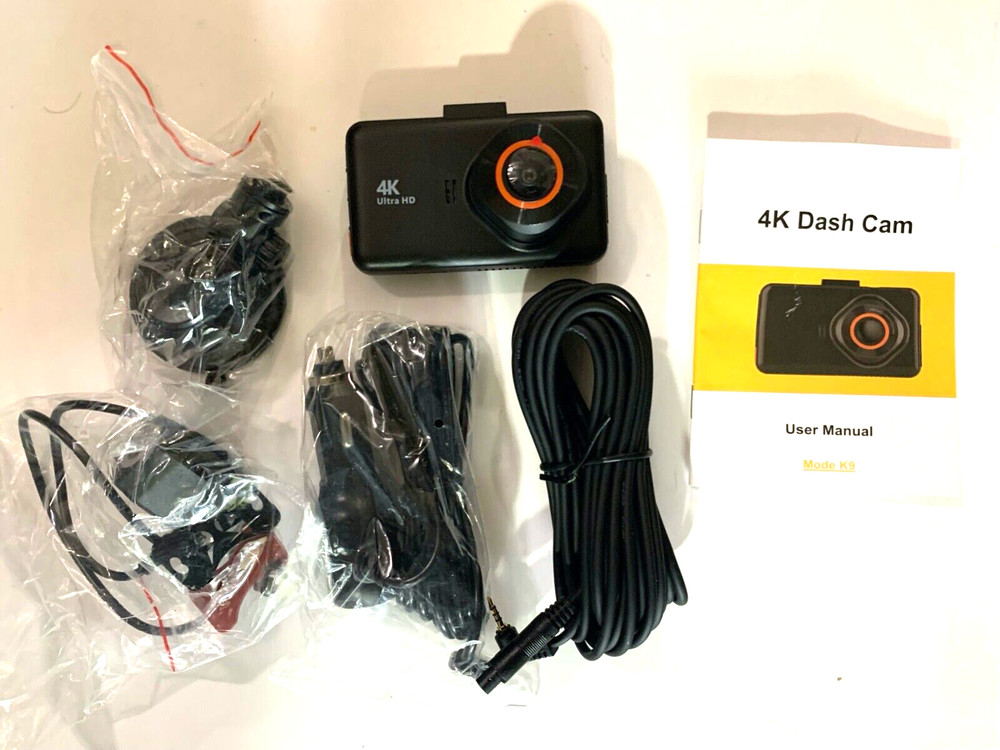 Dash Camera 4K HD Front and Rear View Video