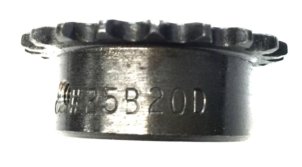 Tri-Clover Single Roller Chain Sprocket with .46" Bore 25B20D NOS