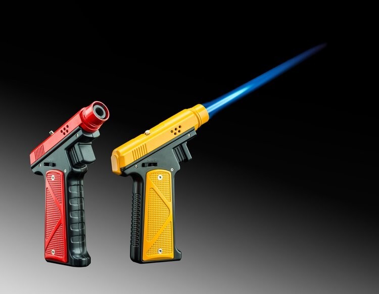 Jetline Protection Single Flame Lighter (Red)