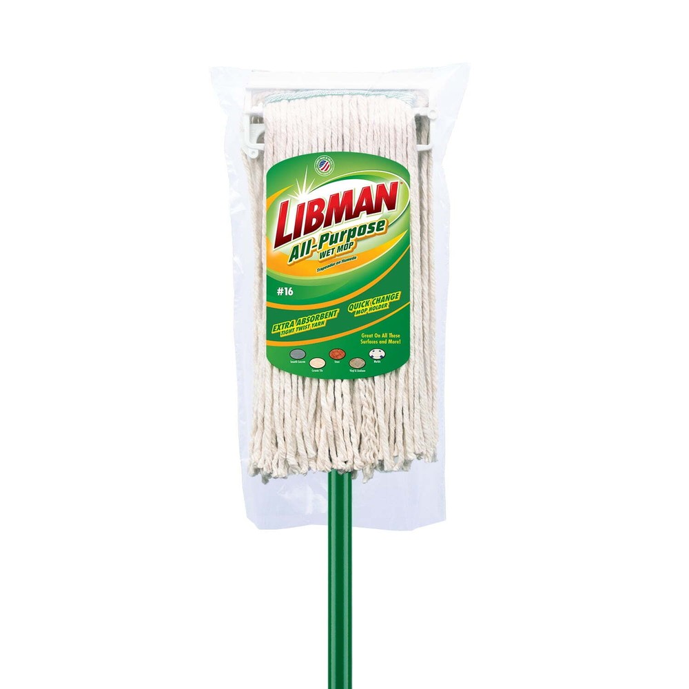 All-Purpose Wet Mop (#16 Head) Cotton Blend