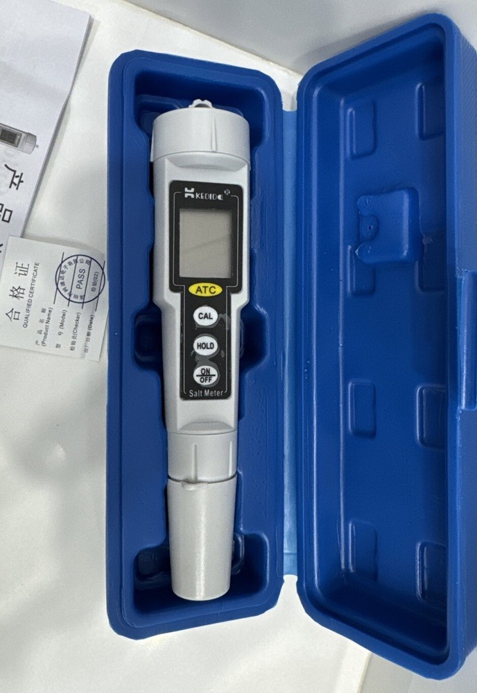 Digital Pen type Salinity Meter Salinometer Salt Analyzer Replaceable Electrode