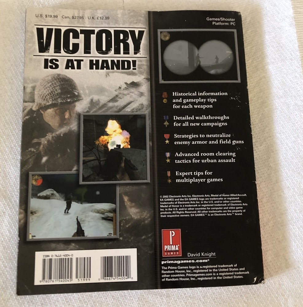 Medal Of Honor Spearhead Guide