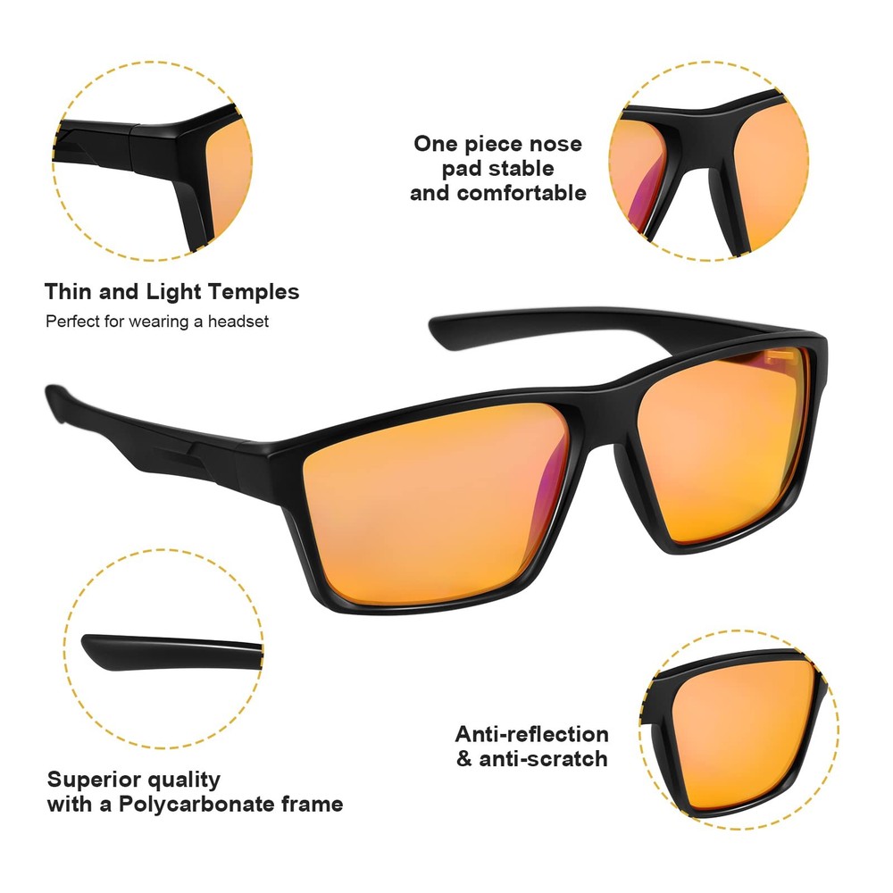 Okany Blue Light Blocking Glasses Gaming Computer Glasses Powerful Profession...