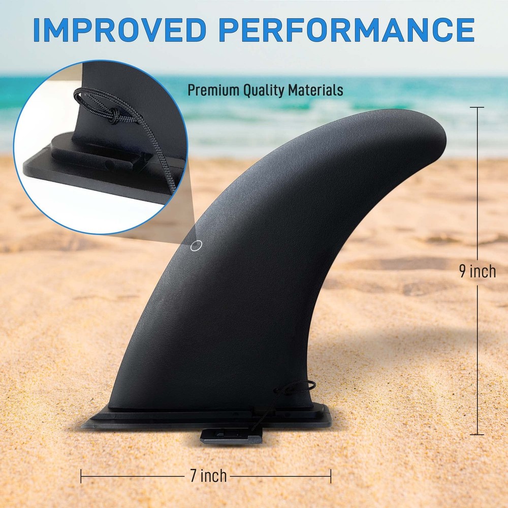 9 Sup Fin Replacement - Stand Up Paddleboard Fin Replacement, Quick Release L...