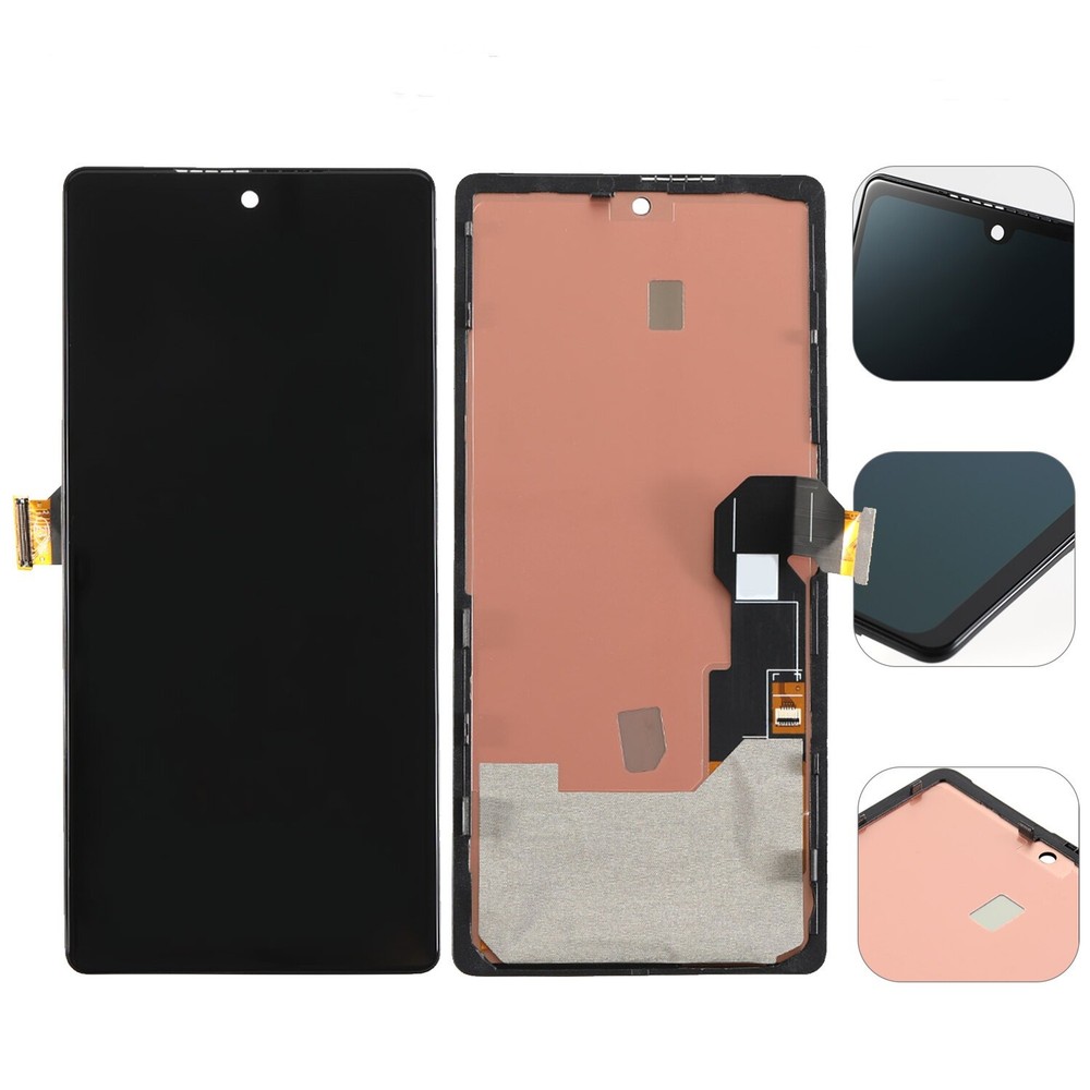 For Google Pixel 6A OLED Display LCD Touch Screen Digitizer Replacement Frame